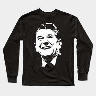 Ronald Reagan Portrait Long Sleeve T-Shirt